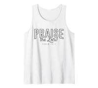 Praise The Lord Psaume 34 1 Louant Jésus-Christ Chrétien Débardeur