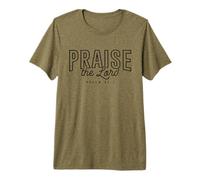Praise The Lord Psaume 34 1 Louant Jésus-Christ Chrétien T-Shirt Haut de Gamme