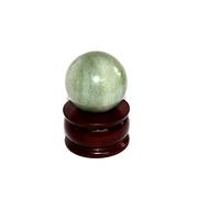 Prajet Aventurine Verte 45-50 mm Boule Sphère Pierre Précieuse Cristal Guérison Focus Dévotionnel Équilibrage des Chakras Nettoyage Cristal Thérapie