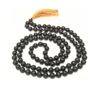 PRAJET CRYSTALS Mala Karungali - 108 perles en bois d'ébène - Mala japonais pour chant mantra, méditation, protection et force spirituelle