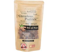 Pralines à l’Ancienne, Pralines Noix de Pécan 130g, Friandise Artisanale, Véritables Chouchous Noix de Pécan, Confiserie Encas Apéritif, Fabriquées en France