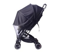 Pram Sun Shade - PVC | Stroller Sunshade Net With Zippered UV Protection | Full Coverage Universal Stroller Cover For Sun And Protection For Strollers