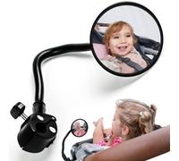 Pramglam Rétroviseur de poussette original pour voir le visage de bébé lors de la promenade. Accessoire pour poussette. Vue arrière pour poussettes, fauteuils roulants et scooters. Accessoire
