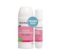 Pranarôm - Anti-moustiques Bébés aux Huiles Essentielles Bio - Pranabb Pack Duo - Roller Anti-Moustiques bébé 30 ml + Roller Après-Piqûres bébé 15 ml