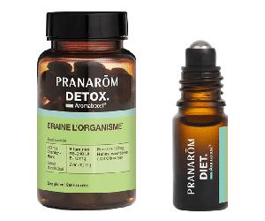 Pranarôm Aromaboost Detox 60 capsules et Diet 5ml