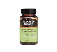 Pranarôm – Aromaboost Energy complément énergie – Guarana, Vit B6 B9 B12 – 60 capsules
