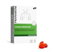 Pranarôm Complément alimentaire Aromaforce Bronches Huiles essentielles 100% bio 30 capsules