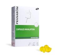 Pranarôm Capsules d'inhalation aux huiles essentielles Bio – Dégage le nez – 15 capsules