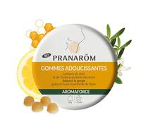 Pranarôm Gommes adoucissantes - Huiles essentielles Citron, Miel & Thym - Boîte métal 45 g