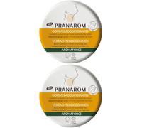 PRANARÔM - Aromaforce Gommes Adoucissantes Compléments Alimentaires Aux Huiles Essentielles Citron, Miel & Thym Apaise La Gorge Boîte Métal 45g Gomme Fruits 2x45 pc(s)