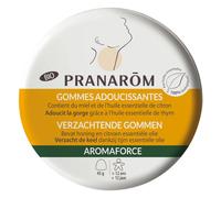 PRANARÔM - Aromaforce Gommes Adoucissantes Compléments Alimentaires Aux Huiles Essentielles Citron, Miel & Thym Apaise La Gorge Boîte Métal 45g Pastille(S) 45 pc(s)
