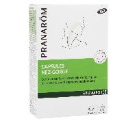Pranarôm - Aromaforce - Capsules Nez-Gorge, Compléments Alimentaires Aux Huiles Essentielles, Origan vulgaire, Maintient La Santé Des Voies Respiratoires, Citronnier, 100 Pour cent Bio - 30 Capsules