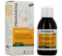 Pranarôm Aromaforce Sirop Gorge Miel, Ravintsara & Pin Sylvestre Bio - huiles essentielles - 150 ml