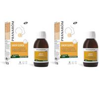 PRANARÔM - Aromaforce - SIROP GORGE MIEL/RAVINTSARA BIO - Gorge et Système Immunitaire - Aux Huiles Essentielles - Ravintsara et Pin Sylvestre et Miel - 150 ML (Lot de 2)