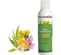 Pranarôm Aromaforce Spray Assainissant Orange Ravintsara 150 ml | Purifie et assainit l'air rapidement, 12 huiles essentielles bio pures et intégrales.