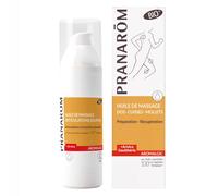 PRANARÔM - Aromalgic - Huile de Massage - Articulations & Muscles - Dos, Cuisses, Mollets - À Base d'Huiles Essentielles Bio HECT - 100 ml