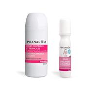 Pranarôm Aromapic Duo Roller Anti-moustiques et Tiques - Zones tempérées et tropicales PranaBB 30 ml aux Huiles Essentielles Pures et Naturelles + Roller après-piqûres 15 ml