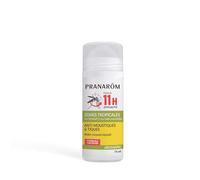 Pranarôm Aromapic Roller Anti-moustiques et Tiques - Zones tropicales aux Huiles Essentielles Pures et Naturelles - Répulsif - 75 ml