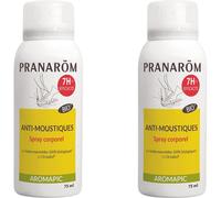 Pranarom Aromapic Spray Anti-Moustiques Bio Lot de 2 x 75ml