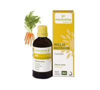 Pranarôm |Huile Végétale Carotte Bio | Eclat du Teint | Extrait lipidique titré de racines de Carotte | 50 ml