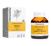 Pranarôm - Capsules d'Huile Végétale - Nigelle - Huile végétale vierge de première pression à froid - VEGAN - 60 capsules