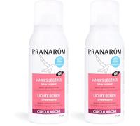 Pranarôm Circularom Spray Jambes Légères Bio Confort Circulatoire - Apaise Rafraichit et Tonifie Ultra-Frais Aux huiles essentielles 100% pures et naturelles 75 ml (Lot de 2)