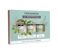 Pranarôm Coffret Les Indispensables Huiles Essentielles - Tea tree, Ravintsara, Menthe Poivrée - 3 x 5 ml