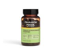 Pranarôm – Complément alimentaire Aromaboost Focus – Ginkgo, Ginseng, Vitamines B9 B12 – 60 capsules