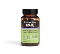Pranarôm Aromaboost Relax – Complément anti-stress Pavot de Californie Vit. B5/B6/B12 – 60 gélules