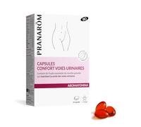 Pranarôm Confort Voies Urinaires Bio - Contient de l’huile essentielle de Menthe poivrée qui maintient la santé des voies urinaires - Aromafemina - 30 Capsules