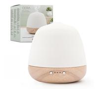 Pranarôm Diffuseur Cera Ultrasonique – Bois et céramique, lumière d'ambiance, relaxation, 180 ml