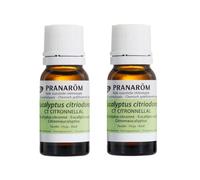 Pranarom - Duo d'Huiles Essentielles d'Eucalyptus Citronné - Bio - 10 ml