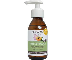 Pranarôm Huile De Massage Base Neutre Bio Flacon Pompe 100ml