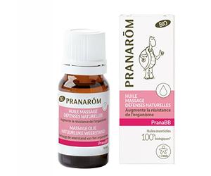 Pranarôm Huile de Massage Bio Défenses Naturelles Augmente la Résistance de l’Organisme Pranabb 10 ml