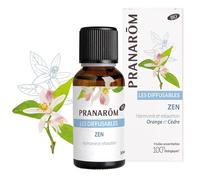 Pranarôm - Diffusables - Parfum d'ambiance Bio Zen Huiles Essentielles pour Diffusion - Orange et Cèdre Harmonie et relaxation - 30 ml