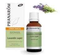 Pranarôm Huile essentielle Lavandin Super Bio – sommité fleurie – Format familial 30 ml