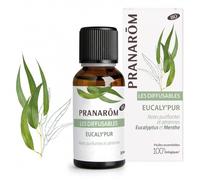 Pranarôm Parfum d'ambiance bio Eucaly'Pur Huiles essentielles Eucalyptus et Menthe 30 ml