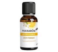 Pranarôm Parfum Spray Huiles Essentielles Zeste Tonique Bio, Citron et Bergamote, 30 ml