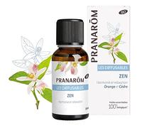 Pranarôm - Diffusables - Parfum d'ambiance Bio Zen Huiles Essentielles pour Diffusion - Orange et Cèdre Harmonie et relaxation - 30 ml