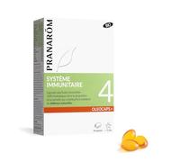Pranarôm Oléocaps 4 – Immunité, Huiles essentielles bio (Eucalyptus, Citron, Gingembre) – 30 capsules