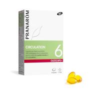 Pranarôm Oléocaps n°6 Circulation – HECT, huiles essentielles bio – 30 capsules