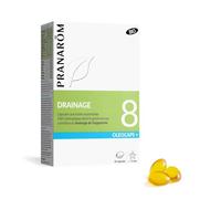 Pranarôm Oléocaps 8 Drainage – Huiles essentielles bio HECT – 30 capsules