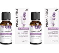 Pranarôm Parfum d'ambiance Bio Champ de Provence Huiles Essentielles pour Diffusion Lavande et Romarin Senteurs Ensoleillées 30 ml (Lot de 2)