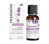 Pranarôm Parfum d'ambiance Bio Champ de Provence Huiles Essentielles pour Diffusion Lavande et Romarin Senteurs Ensoleillées 30 ml