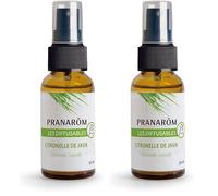 Pranarôm Parfum Spray Citronnelle aux Huiles Essentielles 30 ml (Lot de 2)