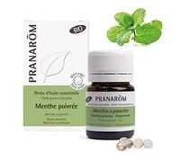 PRANARÔM - Perles De Menthe Poivrée BIO - Mini-Capsules Bio Prédosées À L’Huile Essentielle - Digestion et Tonus - 100% Pure Et Naturelle - HECT - 60 Perles