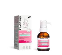PRANARÔM - PranaBB - Huile De Massage Réconfort Ventre Au Fenouil - Apaise En Cas De Crispations Abdominales - Aux Huiles Essentielles et Huiles Végétales Bio - Pour Bébé - Vegan - 30 ml