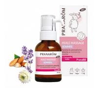 Pranarôm - PranaBB - Huile De Massage Sommeil Ã€ La Camomille Noble - Favorise Le Sommeil & La Détente - Aux Huiles Essentielles Bio Et Huiles Végétales - Pour Bébé - Vegan - 30 Ml