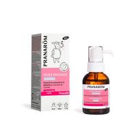 Pranarôm - PranaBB - Huile De Massage Sommeil Ã€ La Camomille Noble - Favorise Le Sommeil & La Détente - Aux Huiles Essentielles Bio Et Huiles Végétales - Pour Bébé - Vegan - 30 Ml
