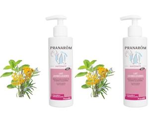 Pranarôm PranaBB Maternité, Lait Jambes légères pour des jambes toniques et légères, 200 ml (Lot de 2)
